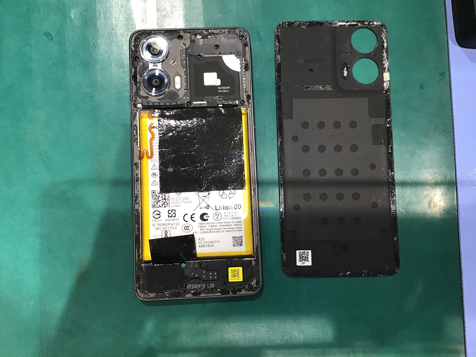 moto g24のバッテリー交換を承りました！【スマホ修理工房港北TOKYU S.C店】